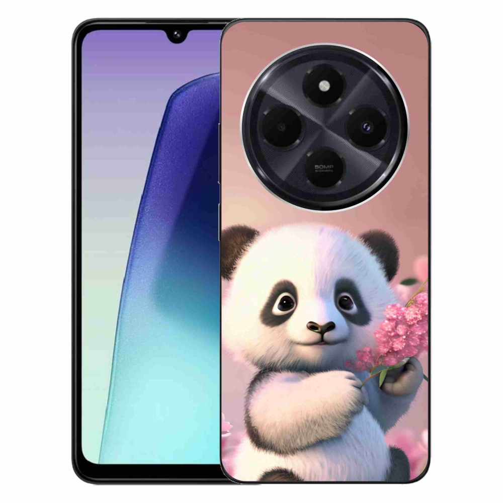 Gél borítás mmCase a Xiaomi Redmi 14C/Poco C75-hez - aranyos panda