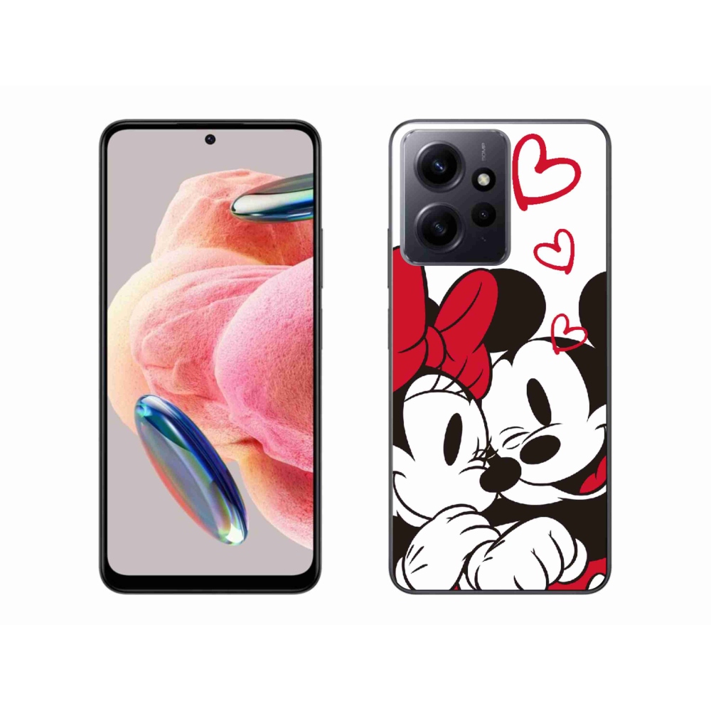 Gél borítás mmCase a Xiaomi Redmi Note 12 4G-hez - minnie és mickey