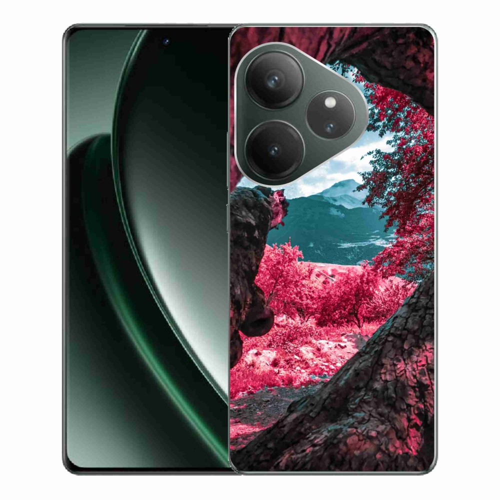 Gél borítás mmCase a Realme GT 6 5G/GT 6T 5G számára - hegyi kilátás