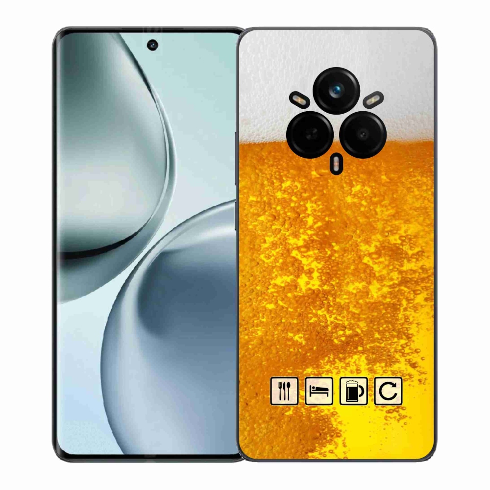 Gél borítás mmCase a Realme 14 Pro+ 5G számára - sör motívum 3