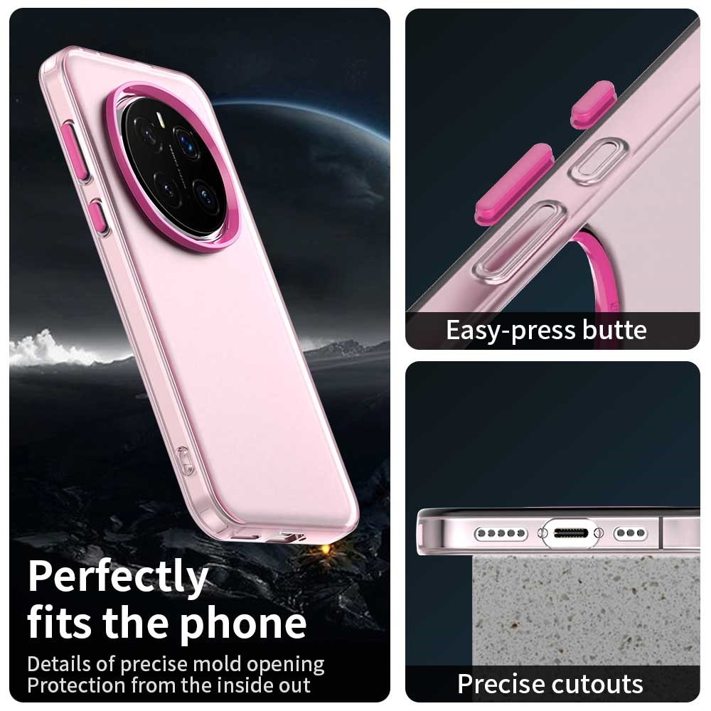 Candy matt zselés tok a Honor Magic 7 Pro 5G készülékhez - rózsaszín