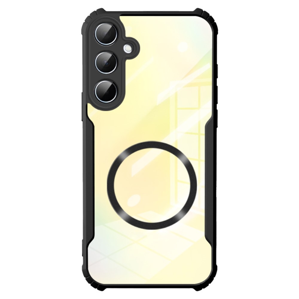 Tartós védőburkolat MagSafe támogatással Samsung Galaxy A26 5G készülékhez - fekete