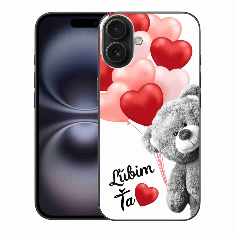 Gél tok mmCase iPhone 16 Plus készülékhez - I love you en