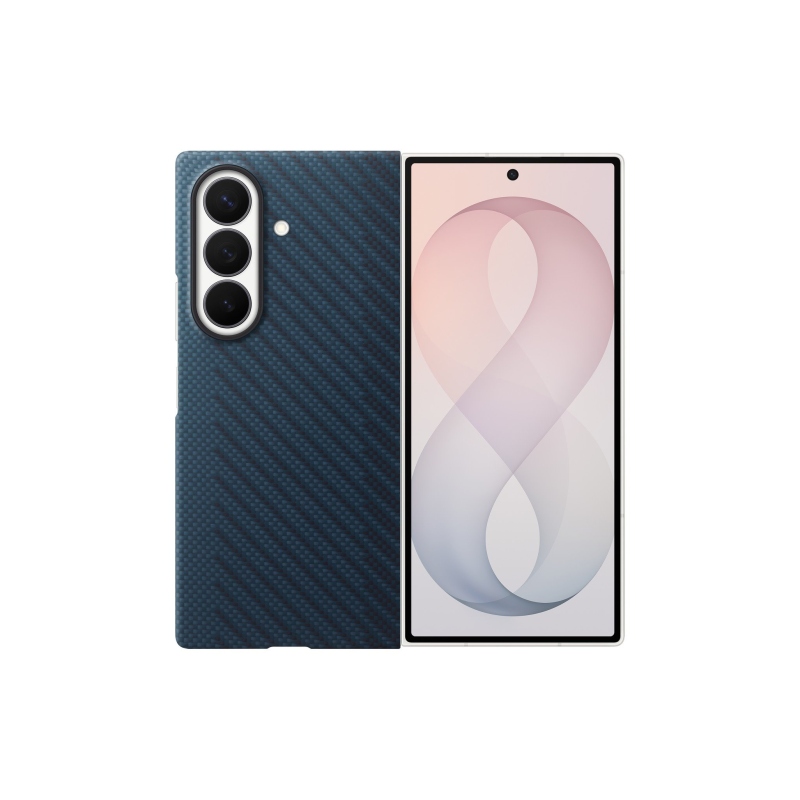 EF-KF976SNE Samsung Carbon mágneses tok a Galaxy Z Fold 8-hoz, Ultra Blue