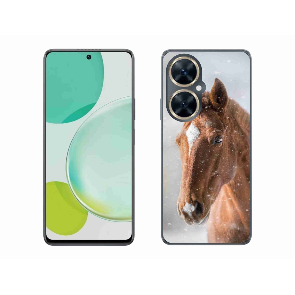 Zselés borítás mmCase a Huawei Nova 11i készülékhez - barna ló 2