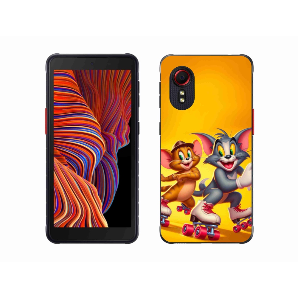 Gél borítás mmCase Samsung Galaxy Xcover 5 készülékhez - tom and jerry
