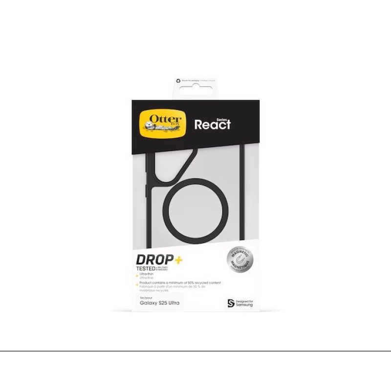 GP-FPS938OB Samsung by Otterbox React védőburkolat Galaxy S25 Ultra fekete kristály