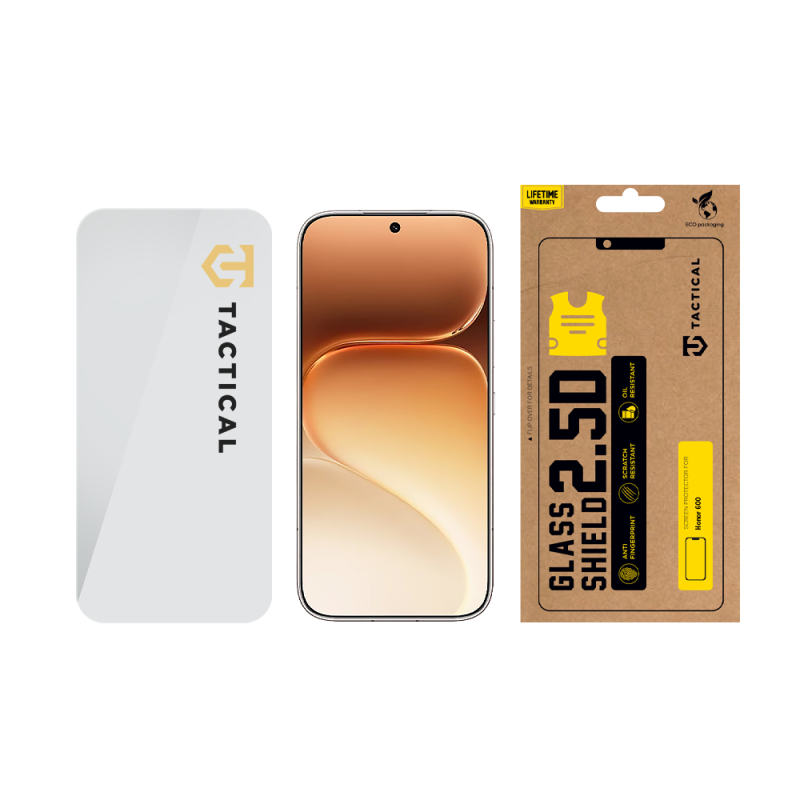 Tactical Glass Shield 2.5D üveg az Honor 600-hoz – átlátszó