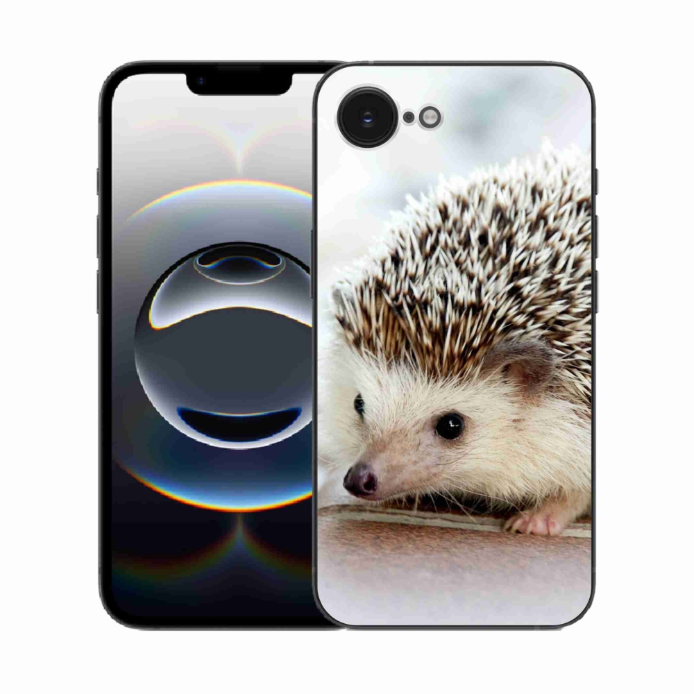 Zselés borítás mmCase iPhone 16e készülékhez - sündisznó