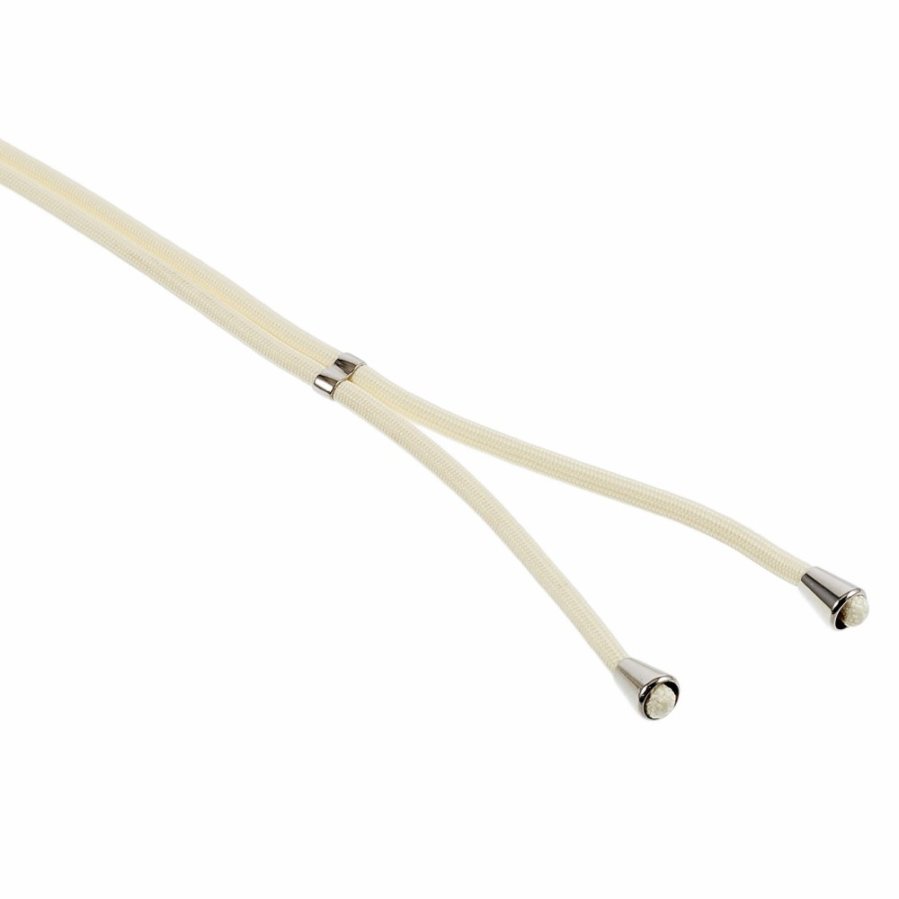 Bélelt zselés tok zsinórral Xiaomi 15-öshöz - fehér