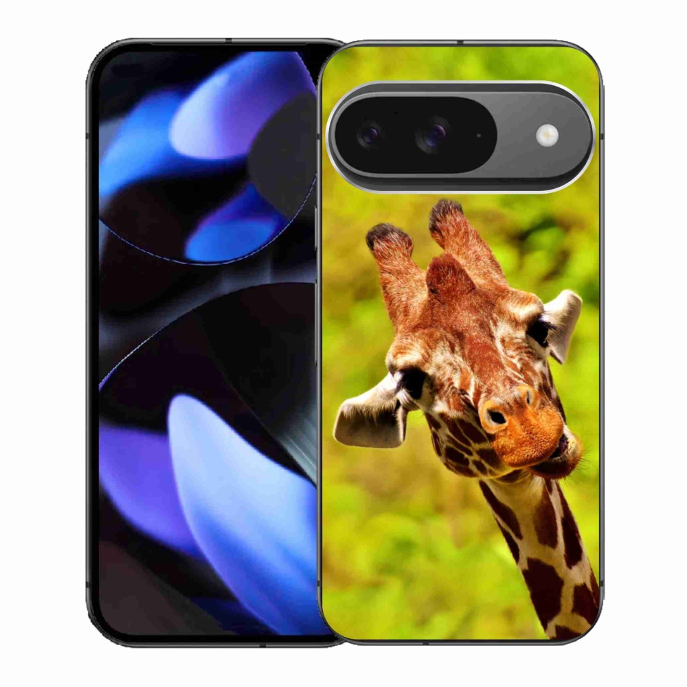 Zselés borítás mmCase a Google Pixel 9/9 Pro készülékhez - zsiráf