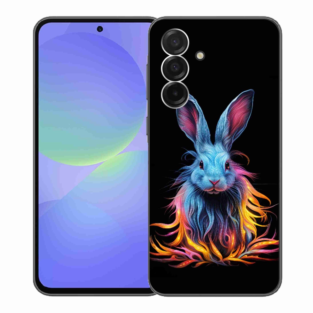 Gél borítás mmCase Samsung Galaxy A36 5G - absztrakt nyúl - Samsung Galaxy A36 5G - absztrakt nyúl