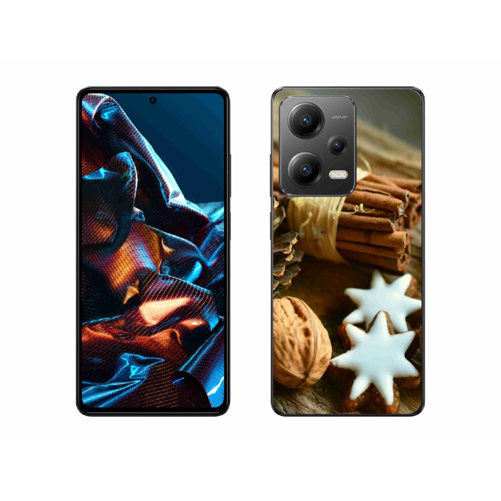 Gél borítás mmCase a Xiaomi Redmi Note 12 Pro 5G számára - fahéj és mézeskalács