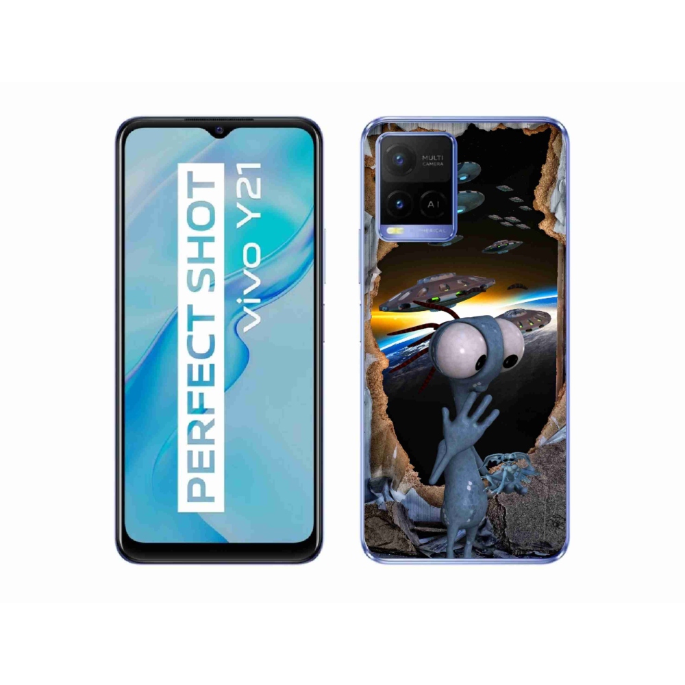 Zselés borító mmCase a Vivo Y21/Y21s/Y33s készülékhez - idegen