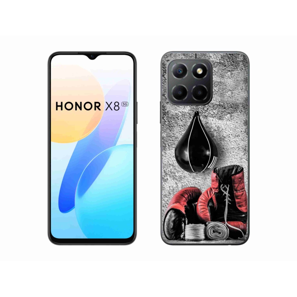 Zselés borítás mmCase a Honor X8 5G/Honor 70 Lite 5G számára - bokszzsák és kesztyűk