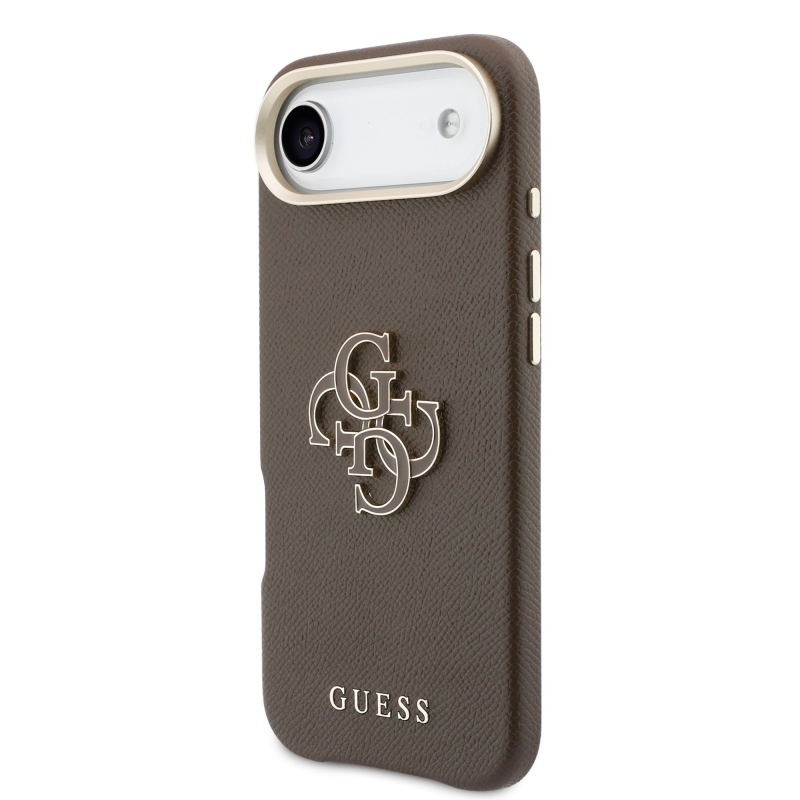 Guess PU gyanta logós hátlap iPhone Air barna színű iPhone Airhez