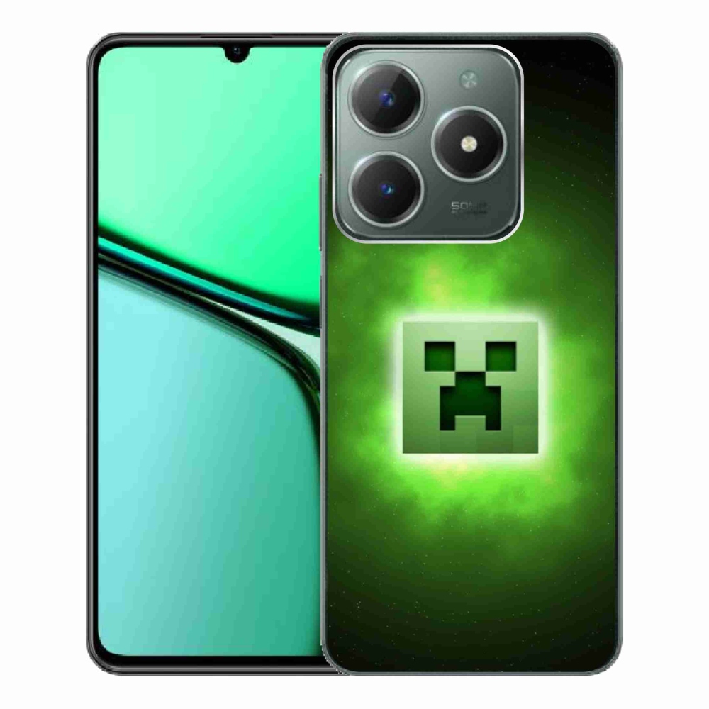Gél borítás mmCase a Realme C61 készülékhez - minecraft