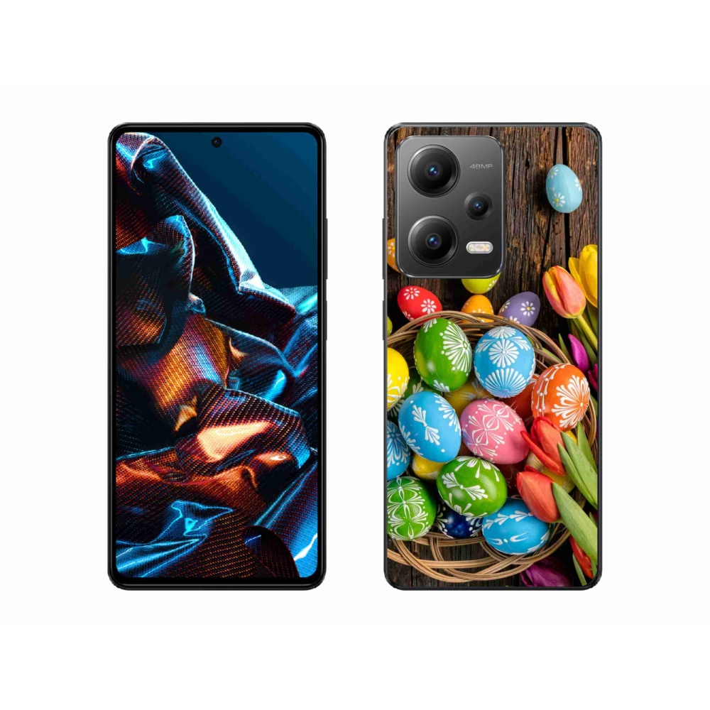Gél borítás mmCase a Xiaomi Redmi Note 12 Pro 5G számára - Húsvéti tojások
