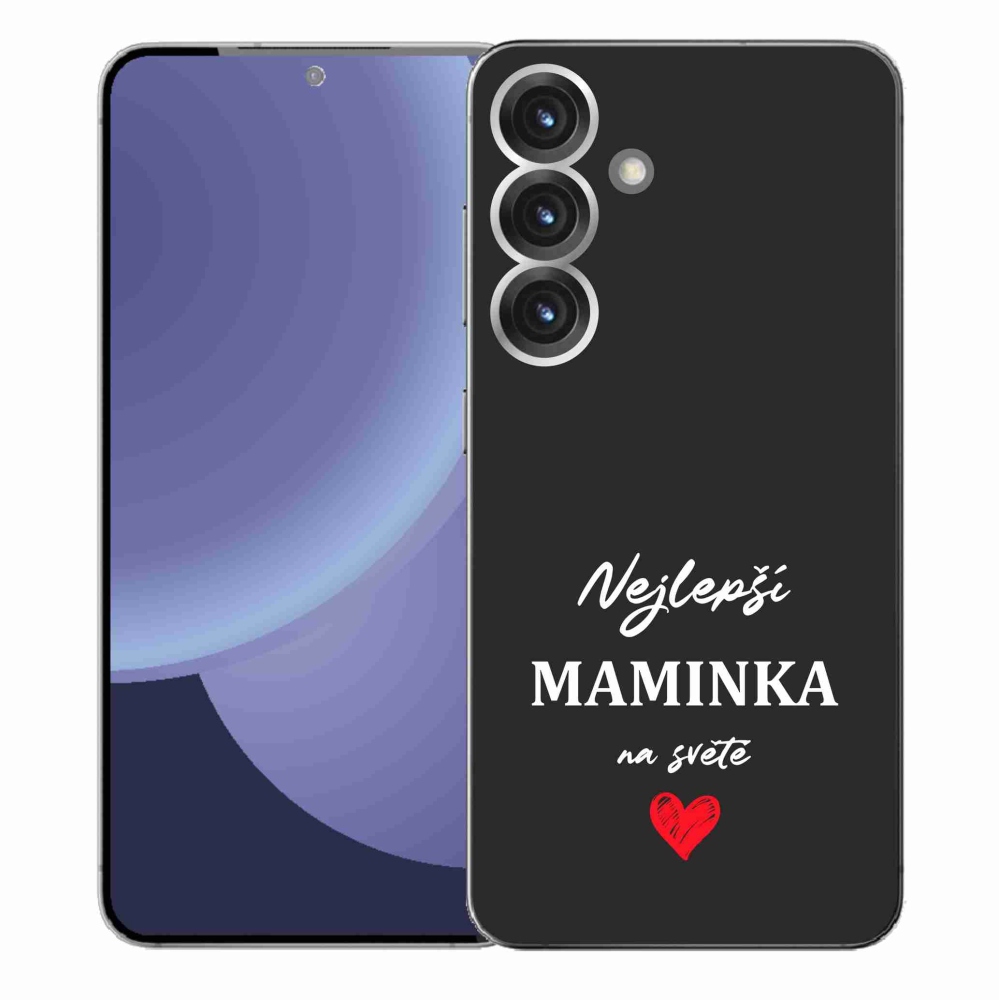 Gél borítás mmCase Samsung Galaxy S25+ - legjobb anya 1 fekete háttér