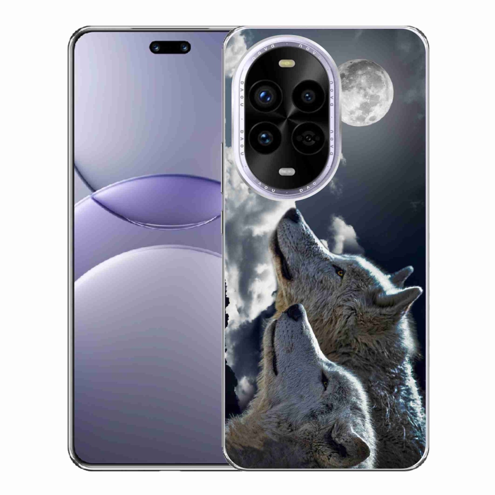 Gél borítás mmCase a Huawei Nova 13 Pro 5G számára - farkasok