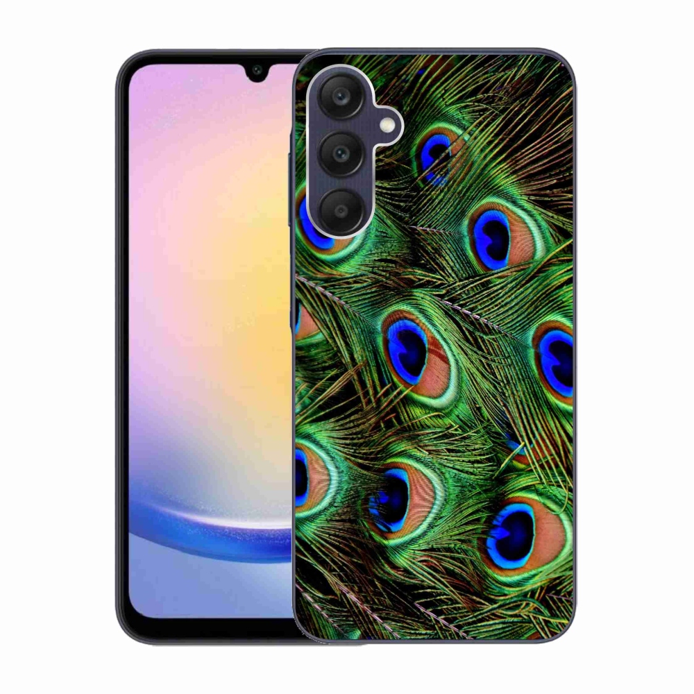 Zselés borítás mmCase Samsung Galaxy A25 5G - pávatoll