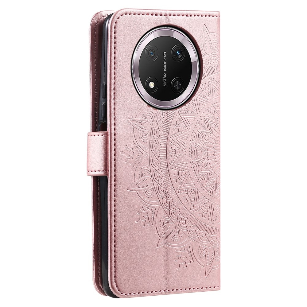 Mandala könyv tok a Honor Magic 7 Lite 5G készülékhez - rózsaarany
