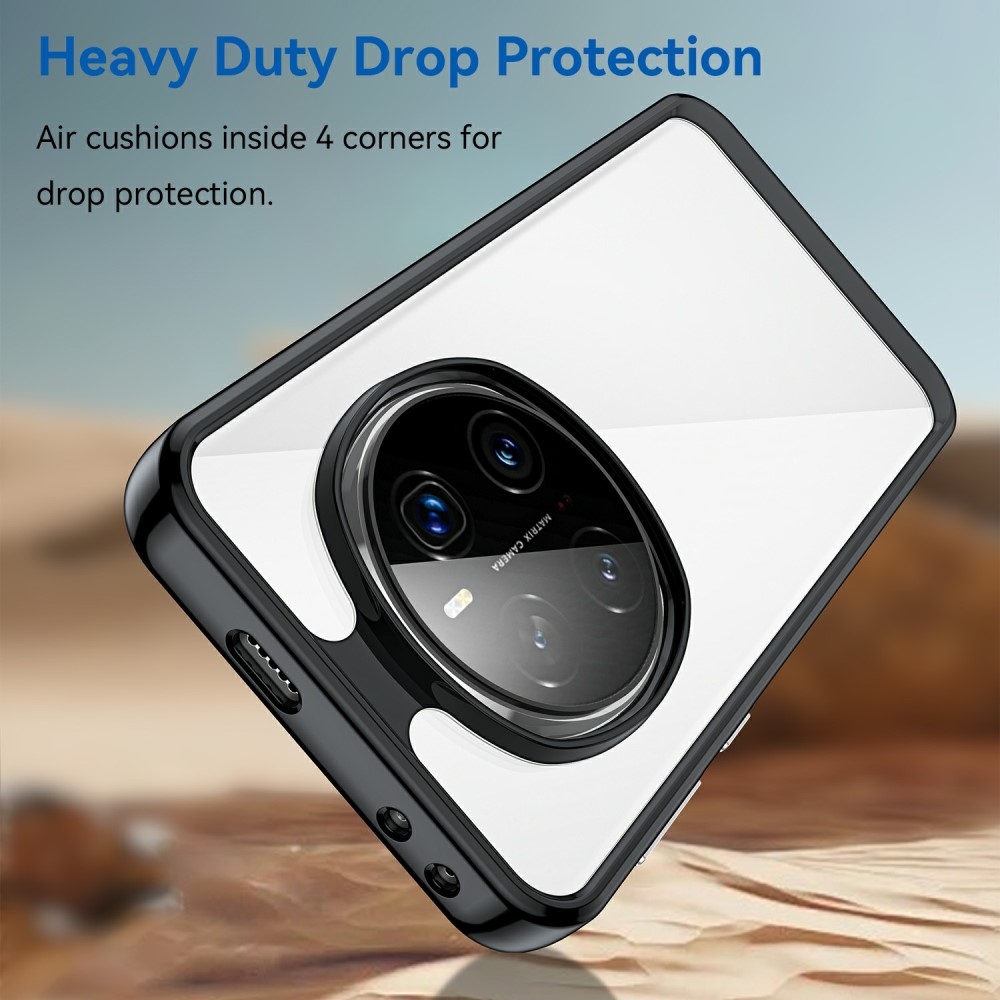 Gél tok fix hátlappal Honor Magic 7 Pro 5G készülékhez - fekete