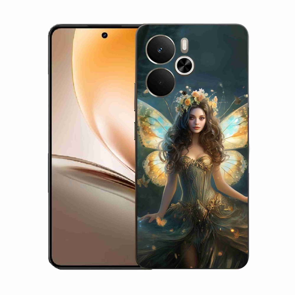 Gél borító mmCase a Realme 14 5G/14T 5G számára - pillangó nő