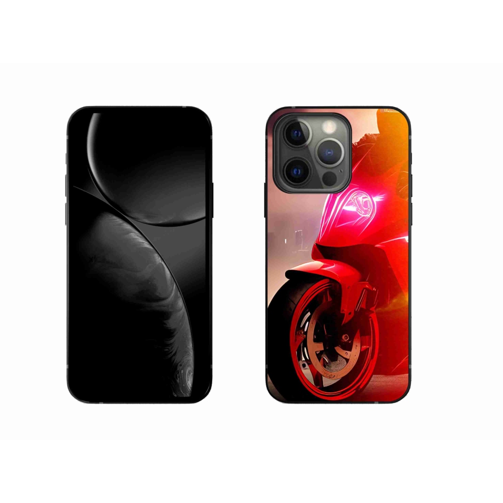 Zselés borítás mmCase iPhone 13 Pro készülékhez - motorbicikli