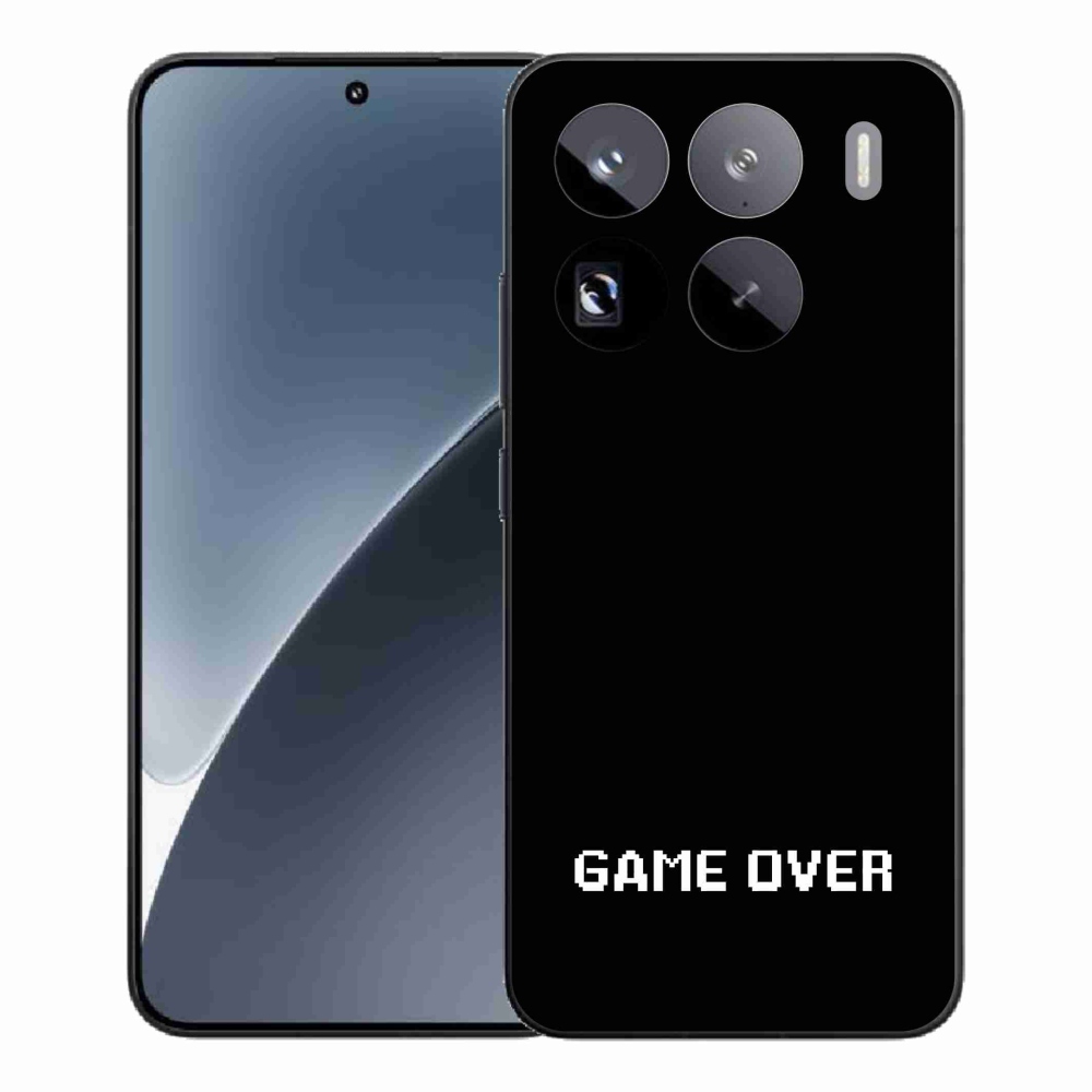 Gél borítás mmCase a Xiaomi 15 Pro számára - játék fekete háttérrel