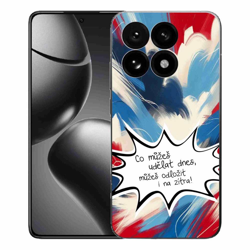 Gél borító mmCase a Xiaomi 15T-hez - vicces szöveg 9 fehér háttérrel