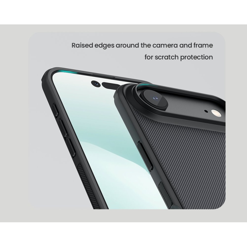 Nillkin Super Frosted PRO mágneses hátlap az Apple iPhone Air készülékhez Fekete