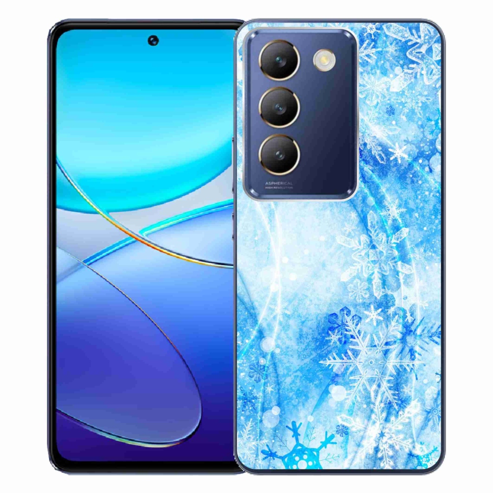 Gél borítás mmCase a Vivo V40 SE 4G/5G készülékhez - hópelyhek