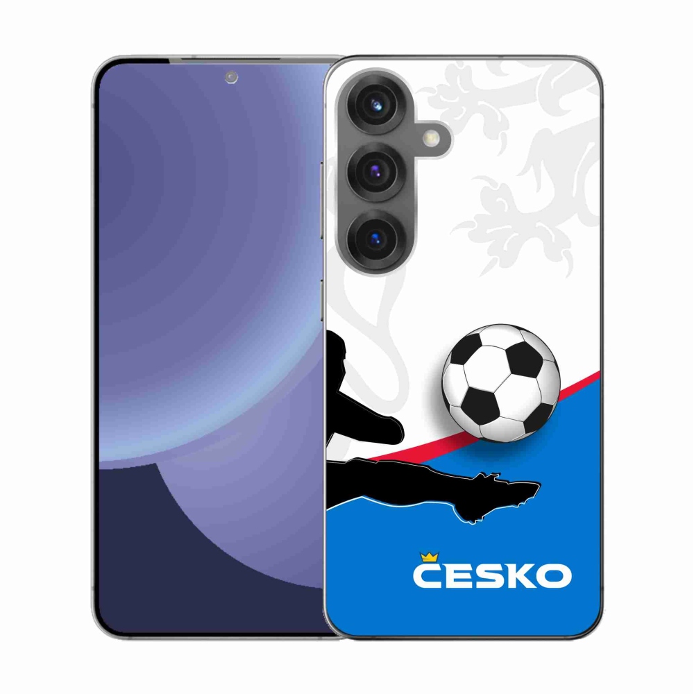 Gél borítás mmCase Samsung Galaxy S25 - futball Csehország 3
