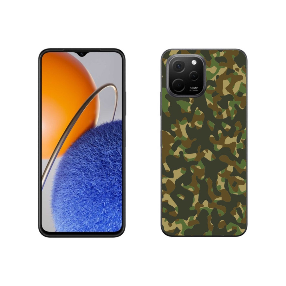 Gél borítás mmCase a Huawei Nova Y61 készülékhez - terepszínű minta 1