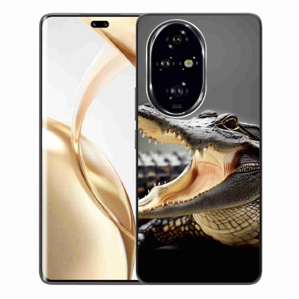 Zselés borító mmCase a Honor 200 Pro 5G készülékhez - krokodil