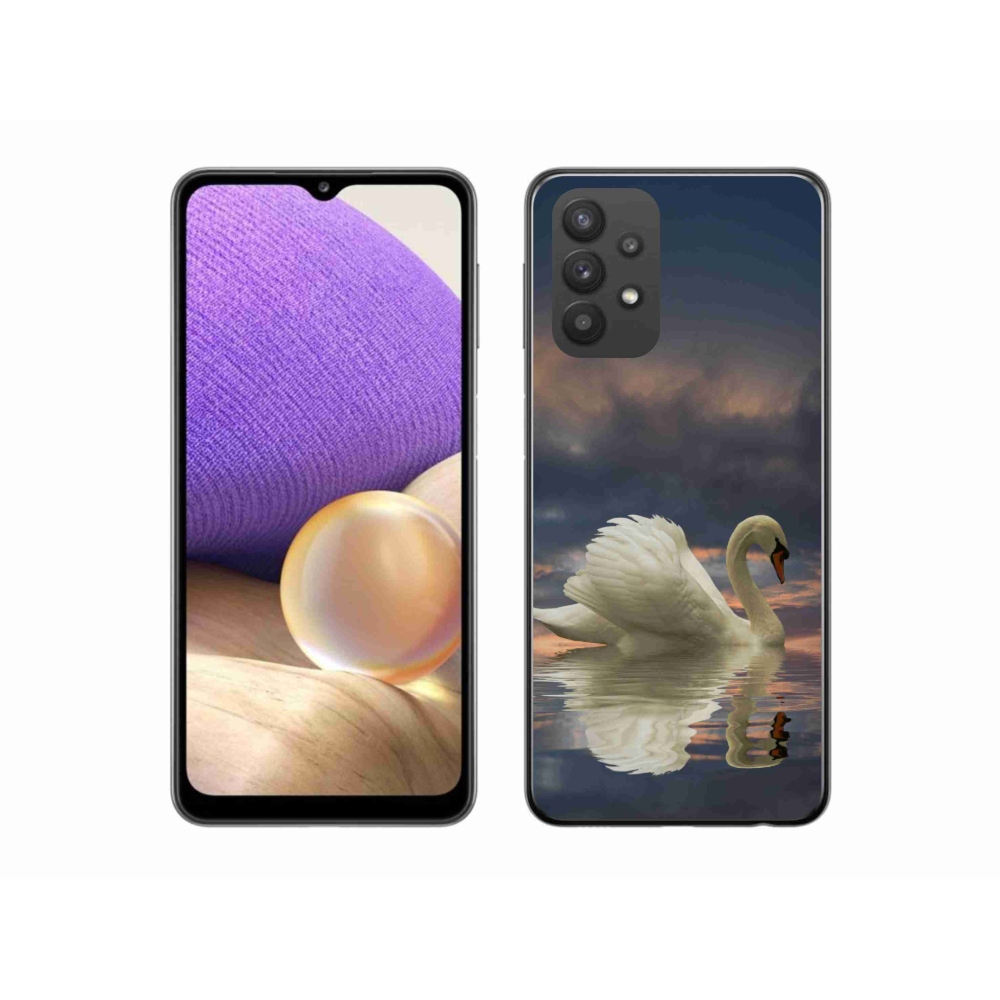 Gél védőhuzat mmCase Samsung Galaxy A32 5G - hattyú