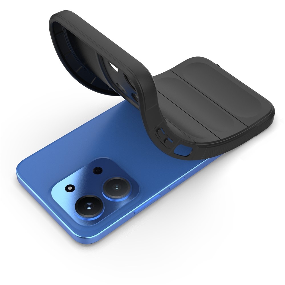 Rugg tartós zselés tok Xiaomi Redmi 15C 4G (171mm)/Poco C85 4G (171mm) - fekete