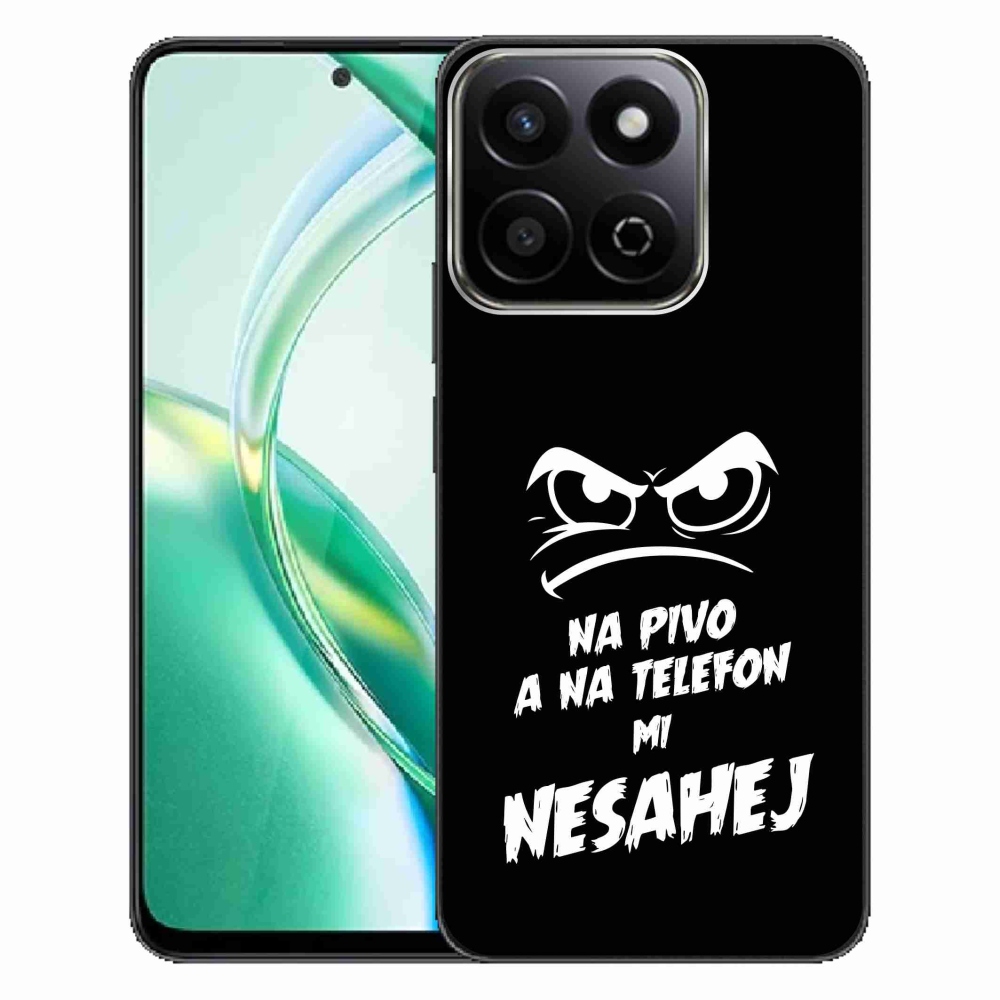 Zselés borító mmCase a Honor 200 Smart 5G készülékhez - sör motívum 2 fekete háttérrel