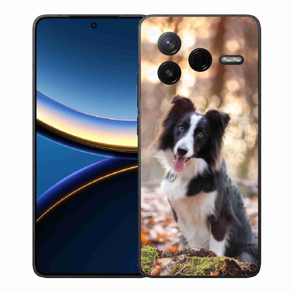 Gél borító mmCase a Xiaomi Poco F7 Pro számára - border colie 1