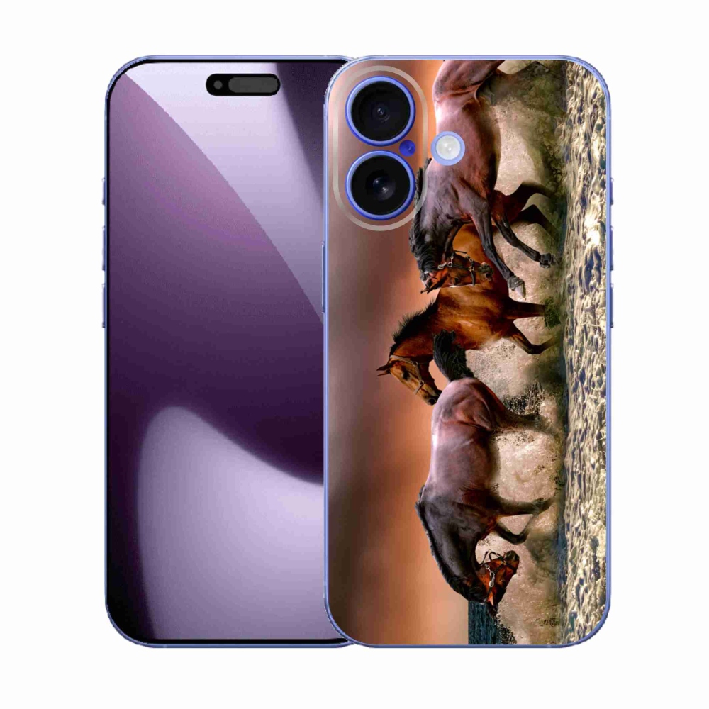 Zselés borítás mmCase iPhone 17 - lovak 1
