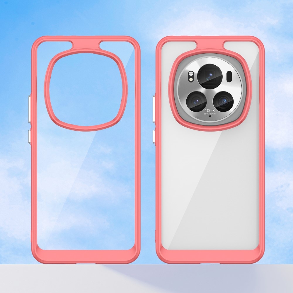 Gél tok kemény hátlappal a Honor Magic 6 Pro 5G készülékhez - piros