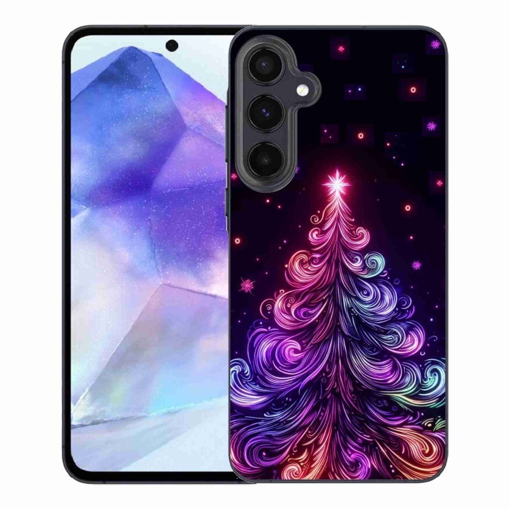 Gél borítás mmCase Samsung Galaxy A55 5G - neon karácsonyfa 1