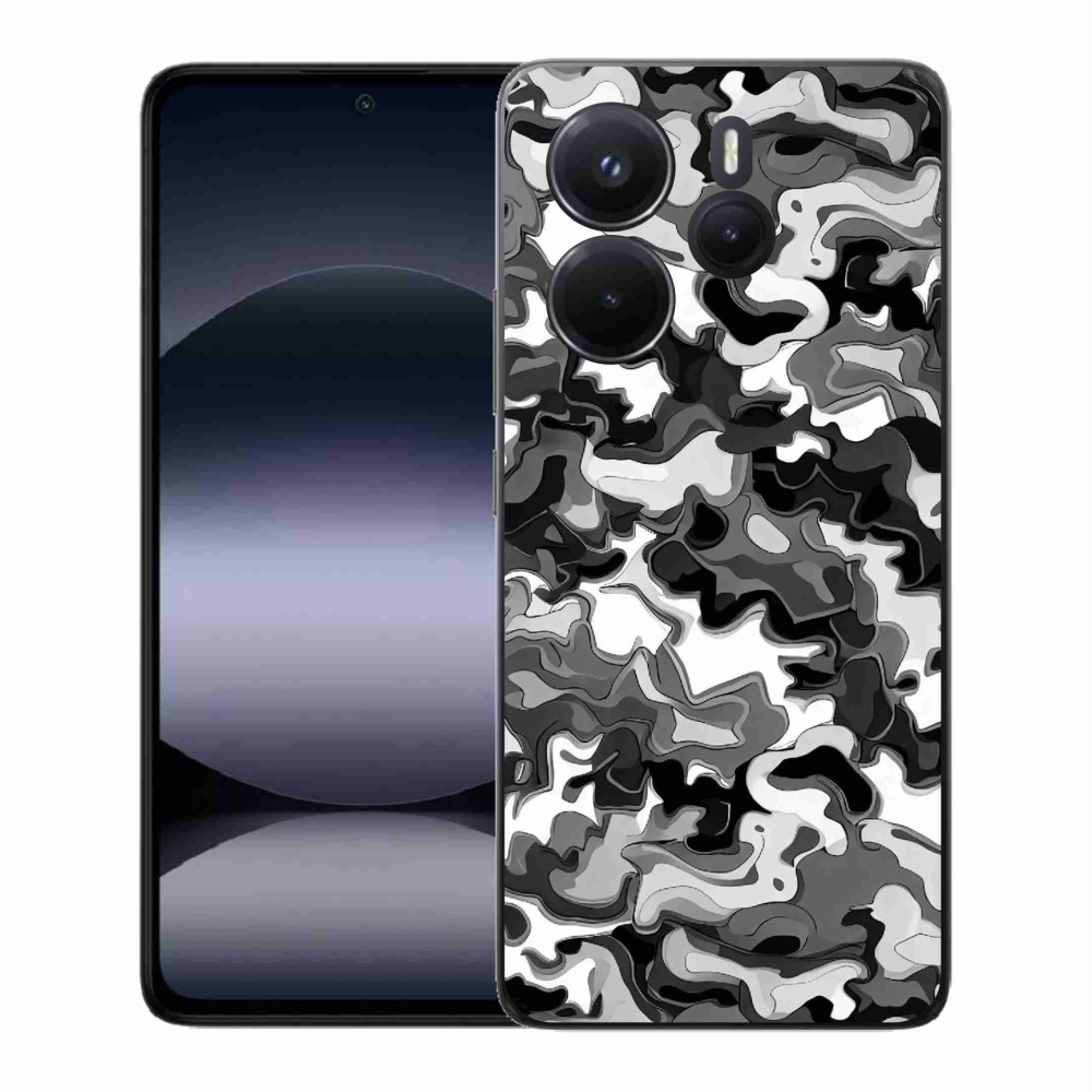 Gél borítás mmCase a Xiaomi Redmi Note 14-hez - terepszínű minta 3