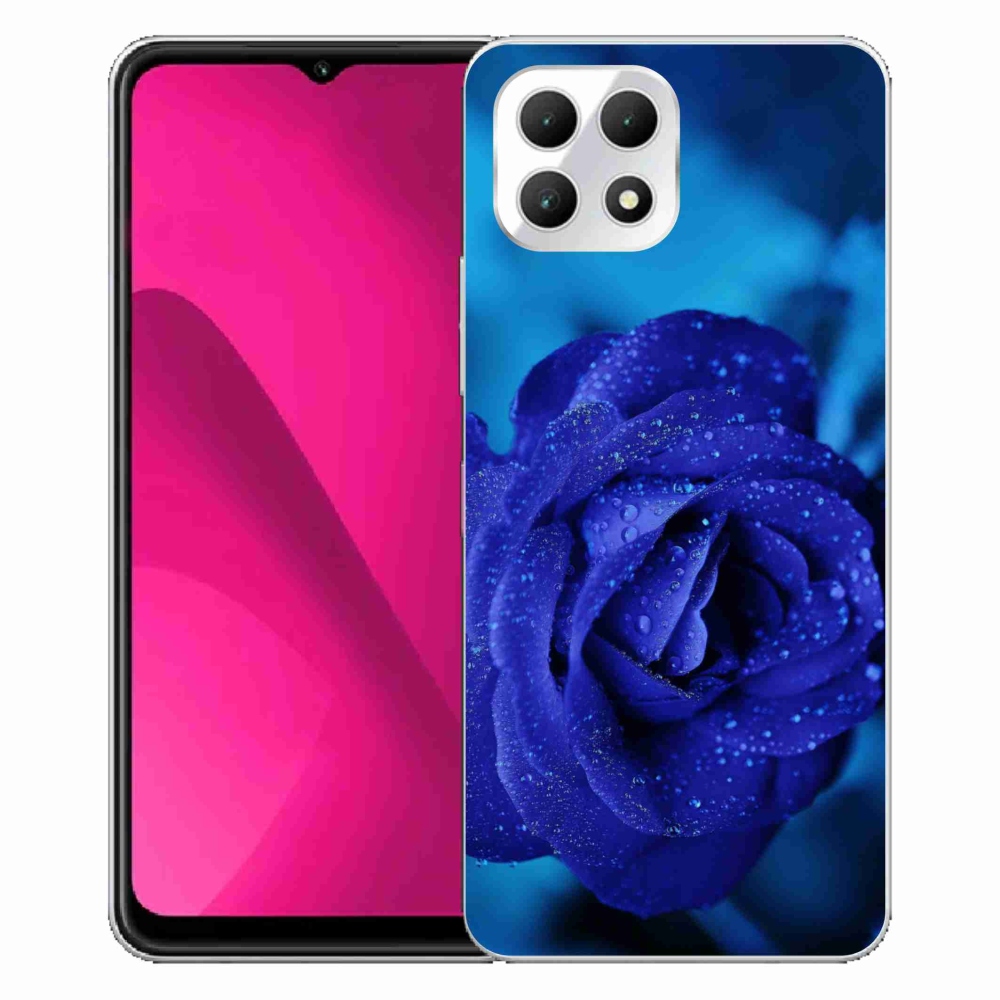 Zselés borítás mmCase a T-Mobile T Phone 2 készülékhez - kék rózsa