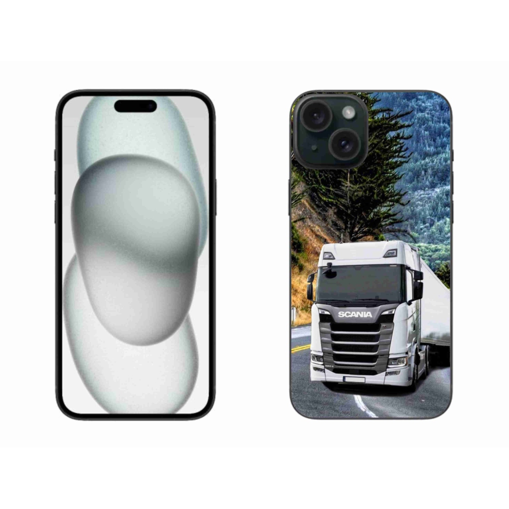 Zselés borítás mmCase iPhone 15 Plus készülékhez - teherautó 1