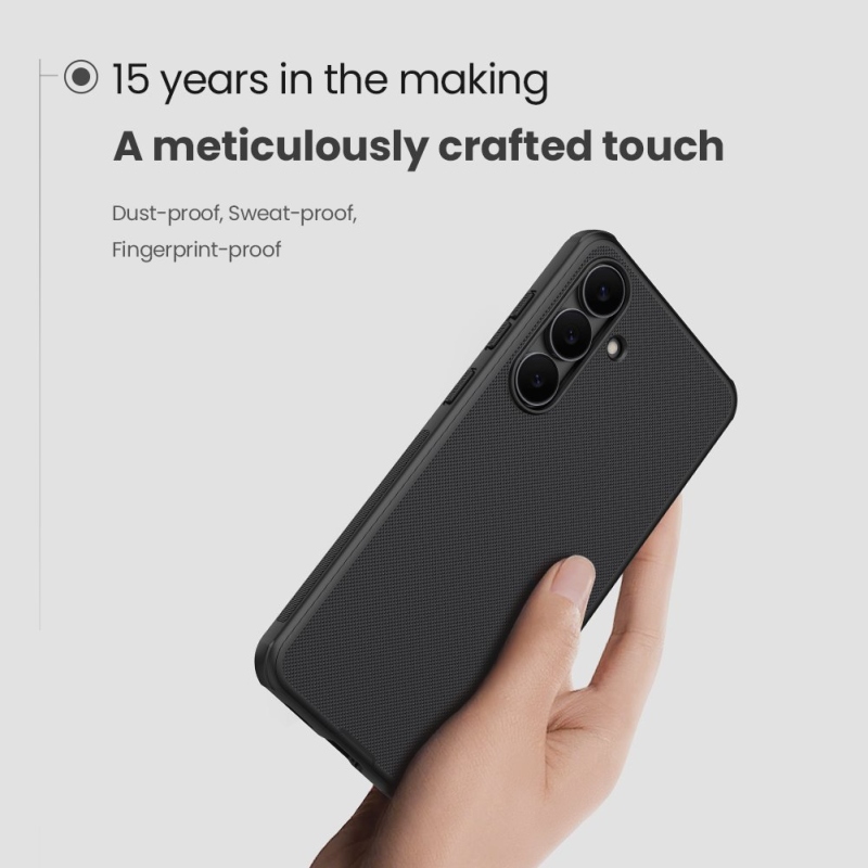 Nillkin Super Frosted PRO hátlap Samsung Galaxy S25 FE fekete