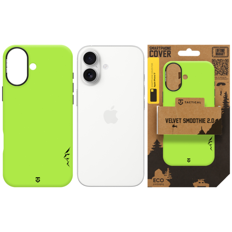 Tactical MagForce Velvet Smoothie 2.0 tok az Apple iPhone 17-hez, avokádó színben