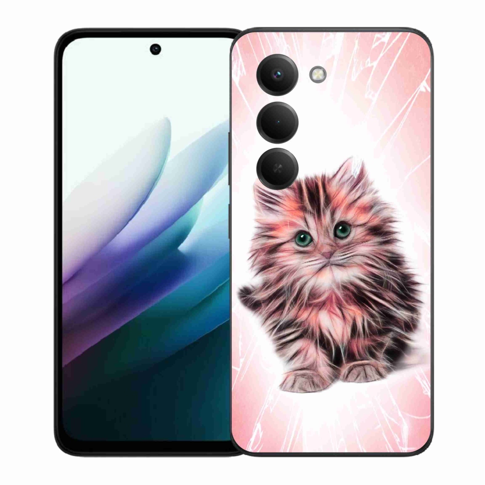 Gél borítás mmCase a Xiaomi Redmi 15 4G/5G (171mm) - aranyos cica