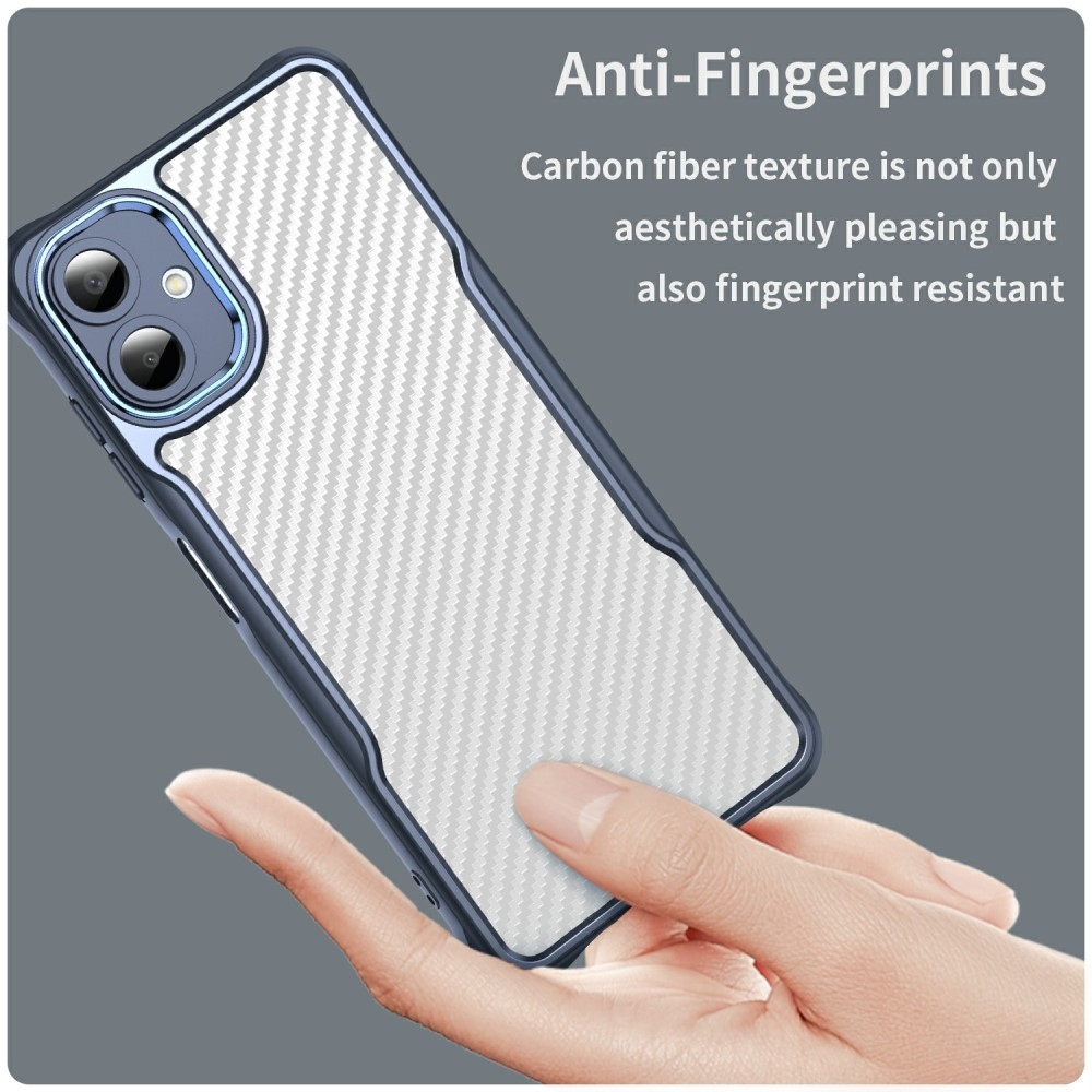 Textúrák tartós borító Samsung Galaxy A06 4G készülékhez - kék